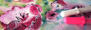 Loosely painted flowers
