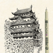 Sakura Pigma Micron 6pc Black Set A