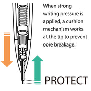 Sakura Cushioning Mechanical Pencil 0.5 Red