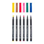 Sakura Koi Colouring Brush Pen, 6pc Set Basic