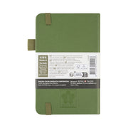 Sakura Ruled Hard Cover Notebook A6 9x14cm Pine Needle