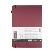 Sakura Ruled Hard Cover Notebook A4 21x30cm Mulberry