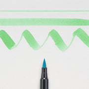 Koi colouring Brush Pen, Peacock Green