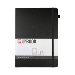 Sakura Ruled Hard Cover Notebook A4 21x30cm Black