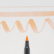 Koi colouring Brush Pen, Coral Red