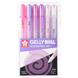 Gelly Roll Pink & Purple Assorted 6pc Set