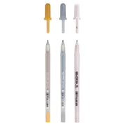 Sakura Gelly Roll 3pc Set Gold, Silver, White