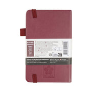 Sakura Ruled Hard Cover Notebook A6 9x14 cm Mulberry
