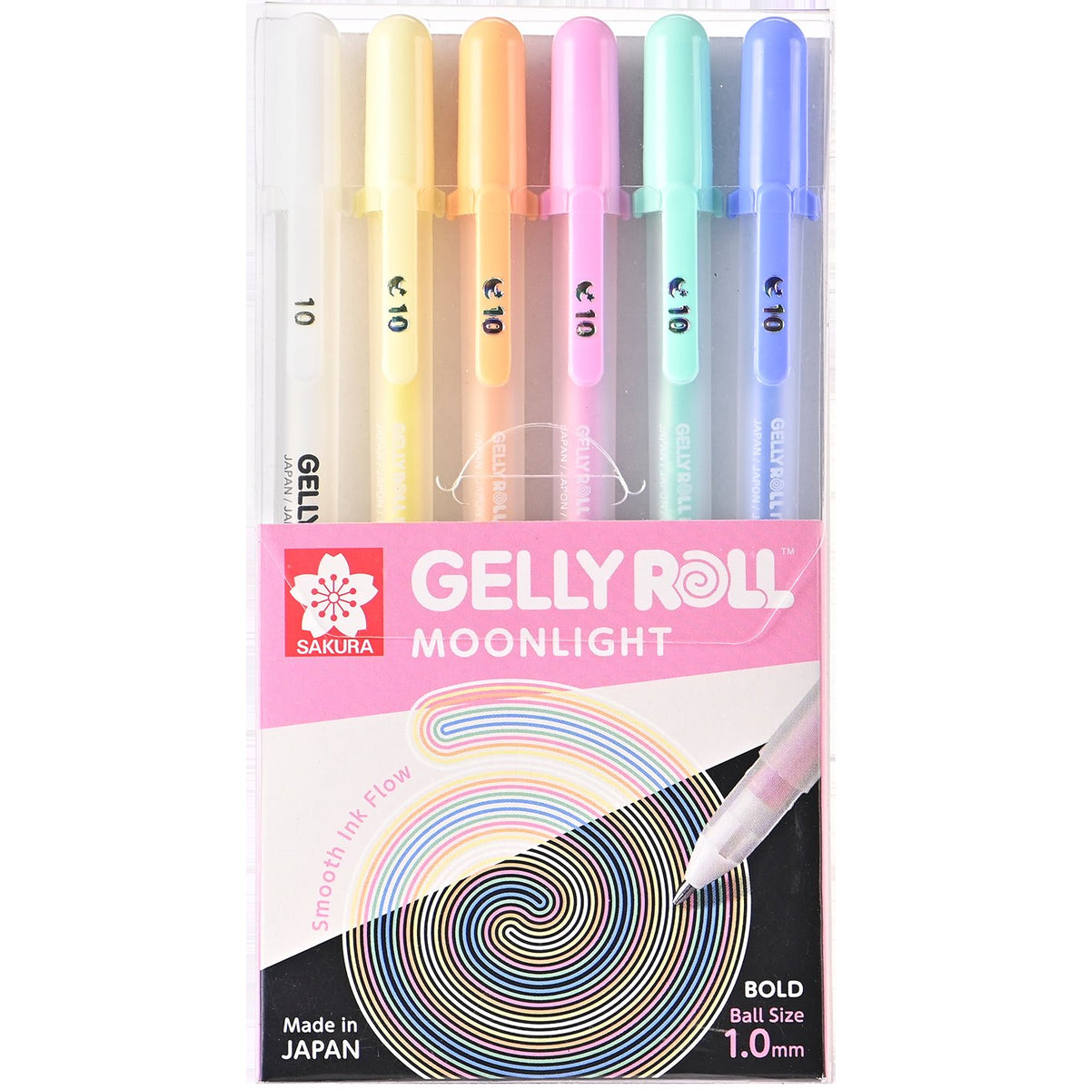 Gelly Roll Moonlight Pastel & White 6pc Set – Sakura Australia