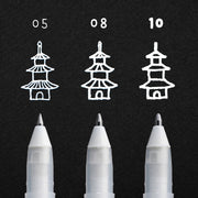 Sakura Gelly Roll 3pc Set White 05, 08,10